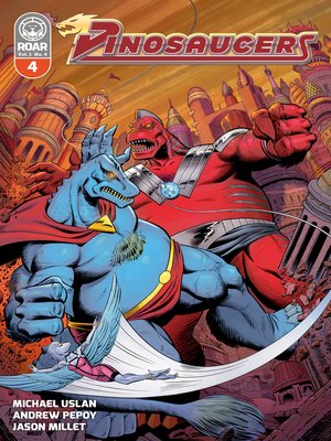 cover image of Dinosaucers (2018), Issue 4